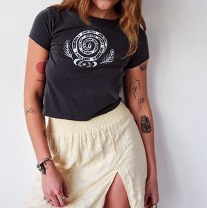 Free People X Midnight Rider Shrunken Tee